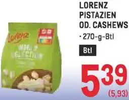 Metro Pistazien od. cashews Angebot