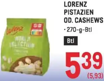 Metro Pistazien od. cashews Angebot