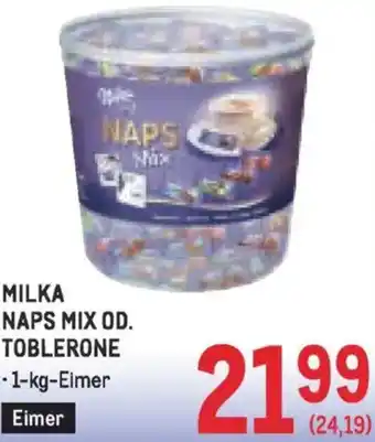 Metro Naps mix od. toblerone Angebot