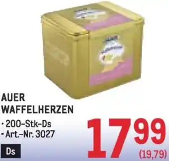 Metro Waffelherzen Angebot