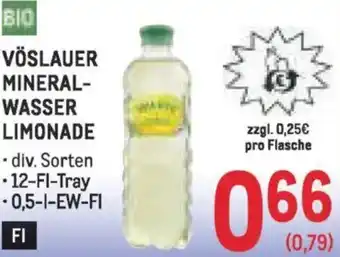 Metro Mineral- wasser limonade Angebot