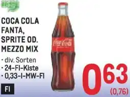 Metro Fanta, sprite od. mezzo mix Angebot