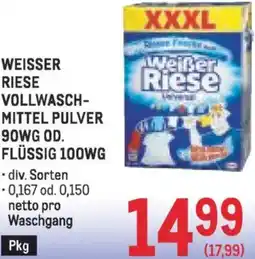 Metro Weisser riese vollwasch- mittel pulver Angebot