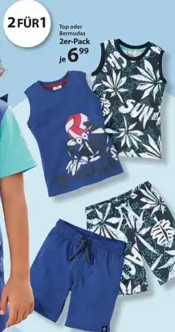 NKD Top oder Bermudas 2er-Pack Angebot
