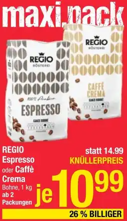 Maximarkt Espresso oder Caffè Crema Angebot