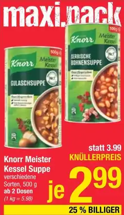 Maximarkt Meister Kessel Suppe Angebot