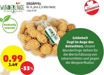 PENNY Erdäpfel 2,5 Kilo Angebot