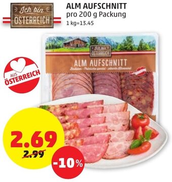 PENNY Alm Aufschnitt 200g Angebot