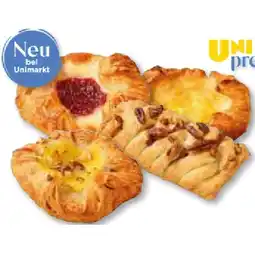 Unimarkt Plunder versch. Sorten Unimarkt Angebot