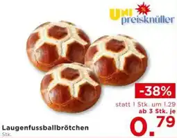 Unimarkt Laugenfussballbrötchen Angebot