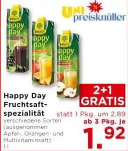 Unimarkt Happy day fruchtsaftspezialität Angebot