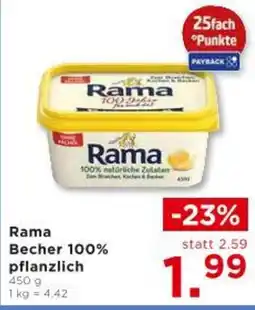 Unimarkt Becher 100% pflanzlich Angebot