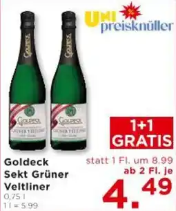 Unimarkt Sekt Grüner Veltliner Angebot