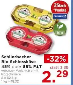 Unimarkt Bio Schlosskäse 45% oder 55% F.i.T. Angebot