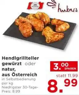 Unimarkt Hendlgrillteller gewürzt oder natur, aus österreich Angebot