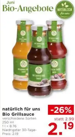 Unimarkt Bio Grillsauce Angebot
