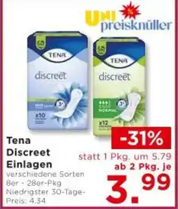 Unimarkt Discreet Einlagen Angebot
