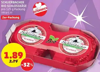PENNY Schlierbacher Bio Schlosskäse 125g Angebot