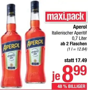 Maximarkt Aperol Angebot