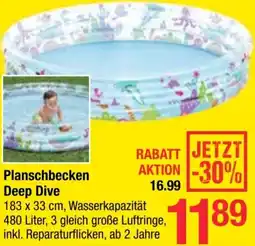 Maximarkt Planschbecken Deep Dive Angebot