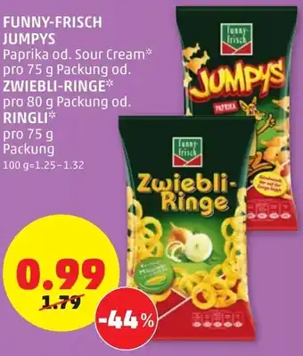 PENNY Funny-Frisch Jumpys Od. Zwiebli-Ringe Angebot