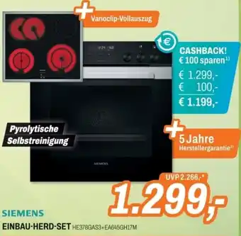ETech Einbau-herd-set Angebot
