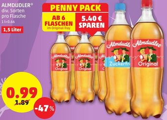 PENNY Almdudler 1,5 Liter Angebot
