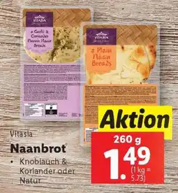 Lidl Vitasia Naanbrot Angebot