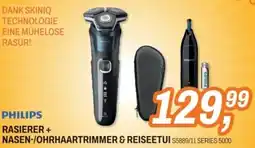 ETech Rasierer + nasen-/ohrhaartrimmer & reiseetui Angebot