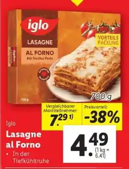 Lidl Iglo Lasagne al Forno Angebot