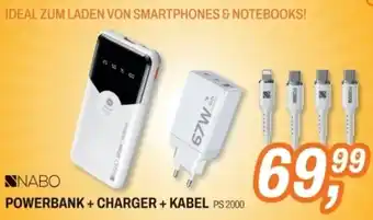 ETech Powerbank + charger + kabel Angebot