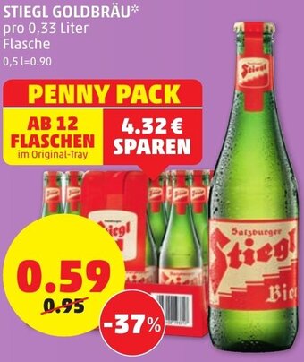 PENNY Stiegl Goldbräu 0,33L Angebot