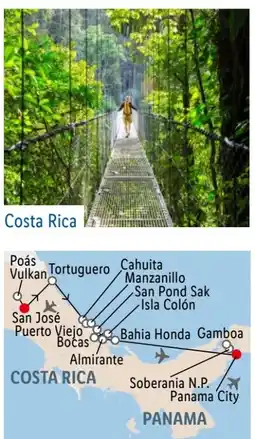 Lidl Lidl-Reisen Costa Rica Rundreise-Baden Angebot