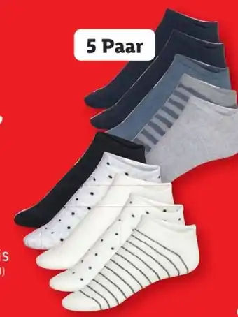 Lidl Esmara Damen Sneakersocken Angebot