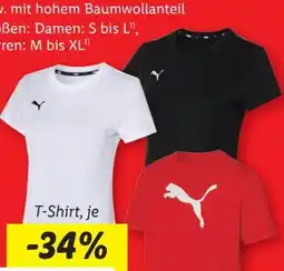 Lidl Puma Damen T-Shirt Angebot