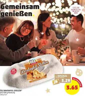 PENNY Ölz Bratapfel Stollen 500g Angebot