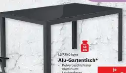 Lidl Livarno Home Alu-Gartentisch Angebot
