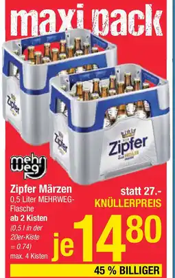 Maximarkt Zipfer Märzen Angebot