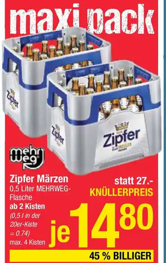 Maximarkt Zipfer Märzen Angebot