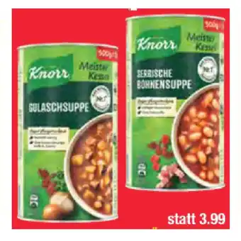 Maximarkt Meister Kessel Suppe versch. Sorten Maximarkt Angebot