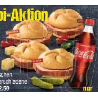 Maximarkt Kombi-Aktion Leberkässemmel + 1 Coca-Cola, Fanta, Sprite oder Mezzo Mix Maximarkt Angebot