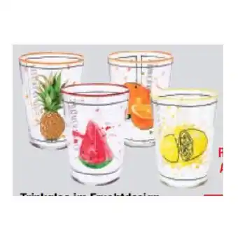 Maximarkt Trinkglas im Fruchtdesign versch. Designs Maximarkt Angebot