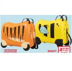 Maximarkt Kinder-Koffer Ride-on 4 Rollen versch. Designs Maximarkt Angebot