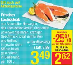 Maximarkt Frisches Lachssteak Angebot