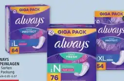 PENNY Always Slipeinlagen Angebot