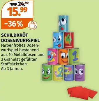 Müller Schildkröt dosenwurfspiel Angebot