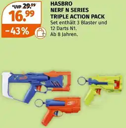 Müller Hasbro nerf n series triple action pack Angebot