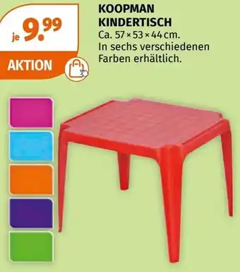 Müller Koopman kindertisch Angebot
