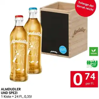 Transgourmet Almdudler und spezi Angebot