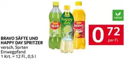 Transgourmet Bravo säfte und happy day spritzer Angebot